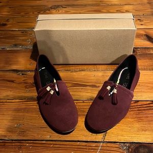 TOMS purple suede